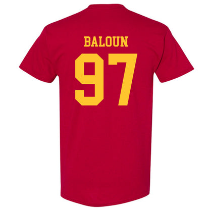 Iowa State - NCAA Football : Max Baloun - Sports Shersey T-Shirt-1