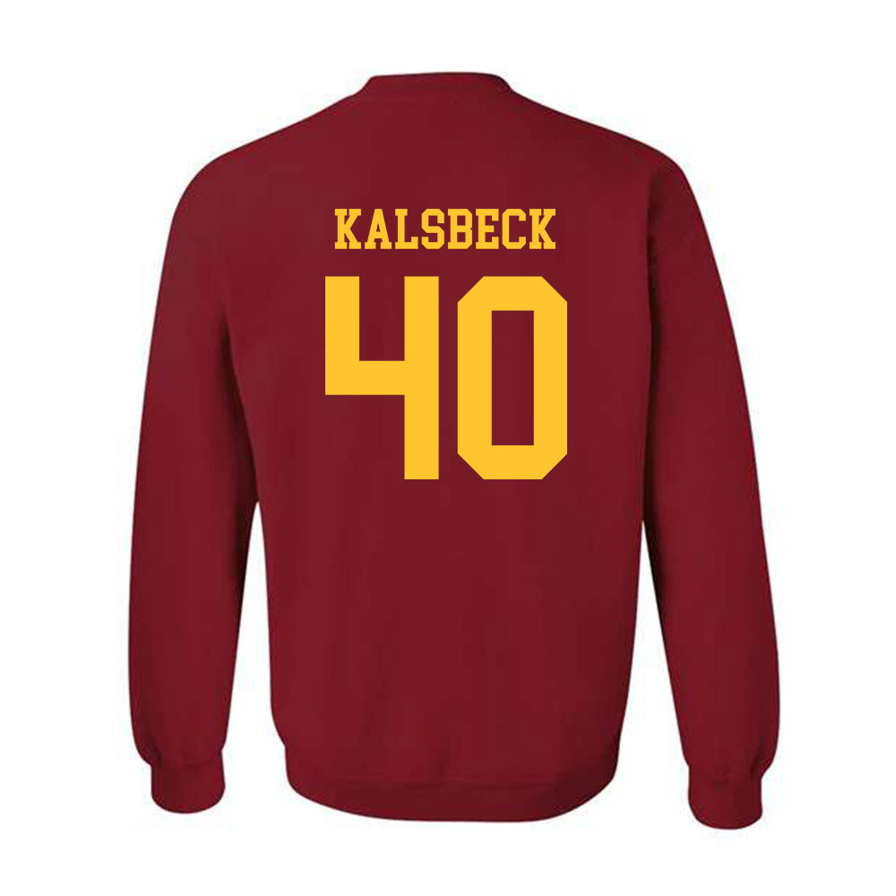 Iowa State - NCAA Football : Landon Kalsbeck - Sports Shersey Crewneck Sweatshirt-1