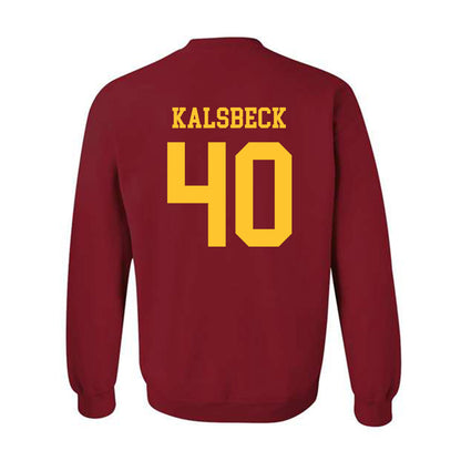 Iowa State - NCAA Football : Landon Kalsbeck - Sports Shersey Crewneck Sweatshirt-1