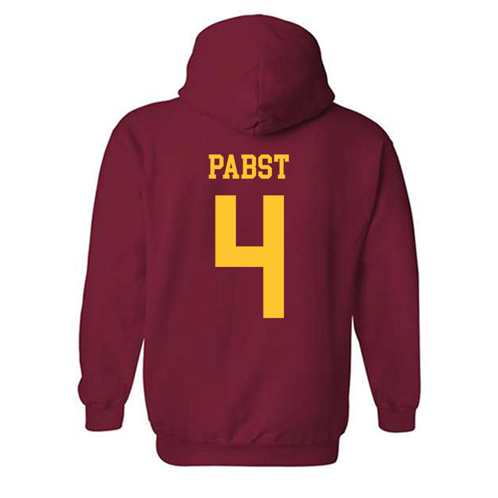 Iowa State - NCAA Football : Carter Pabst - Sports Shersey Hooded Sweatshirt-1