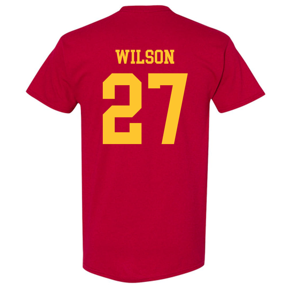 Iowa State - NCAA Football : Gabriel Wilson - Sports Shersey T-Shirt-1