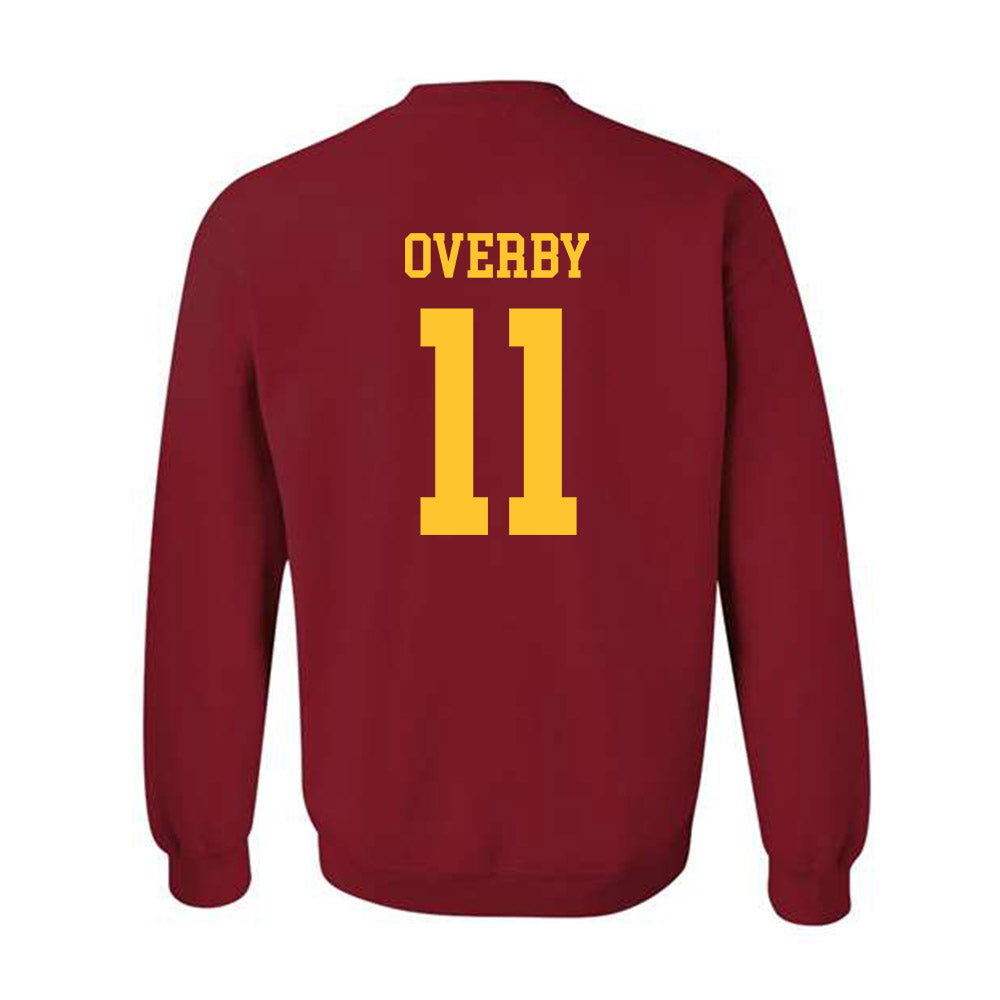 Iowa State - NCAA Football : Dominic Overby - Sports Shersey Crewneck Sweatshirt-1