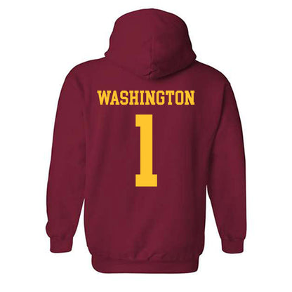 Iowa State - NCAA Football : Keyon Washington - Sports Shersey Hooded Sweatshirt-1