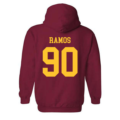 Iowa State - NCAA Football : Jareb Ramos - Sports Shersey Hooded Sweatshirt-1