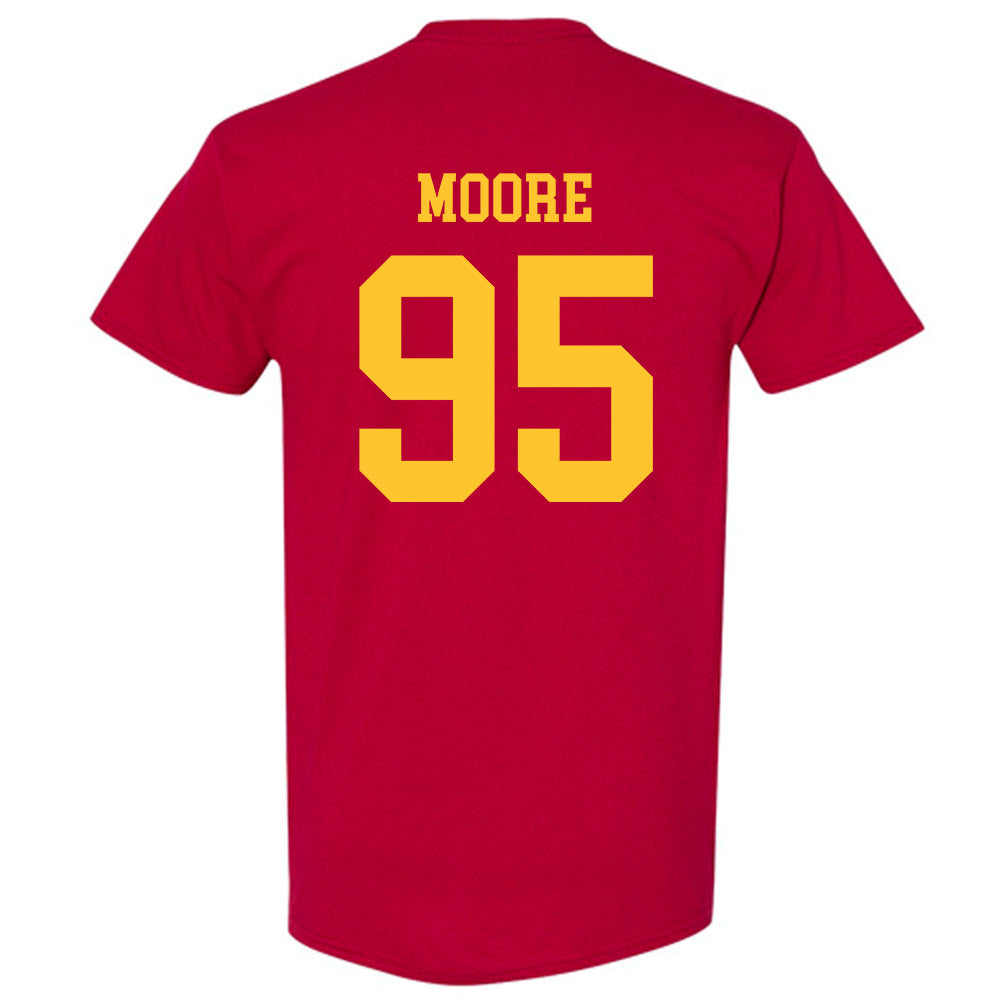 Iowa State - NCAA Football : Kamori Moore - Sports Shersey T-Shirt-1