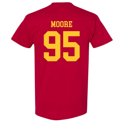 Iowa State - NCAA Football : Kamori Moore - Sports Shersey T-Shirt-1