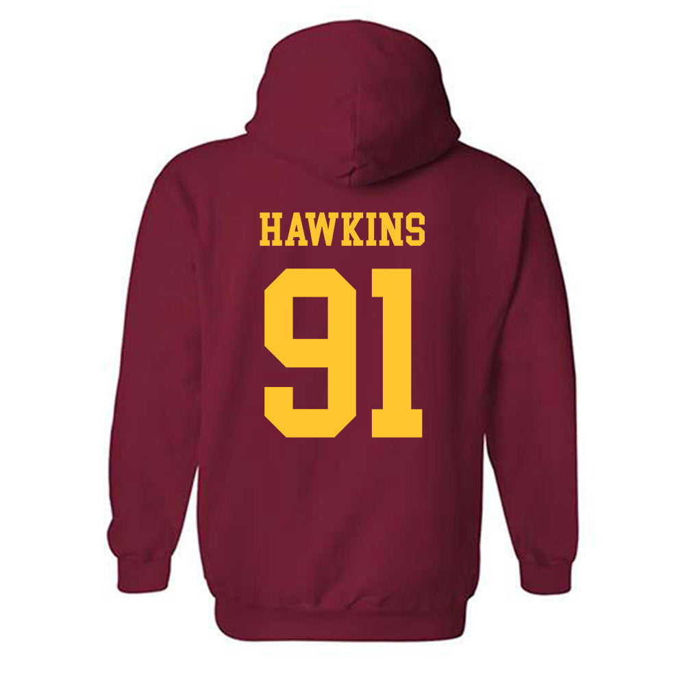 Iowa State - NCAA Football : Blake Hawkins - Sports Shersey Hooded Sweatshirt-1