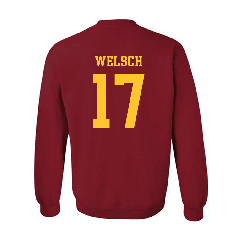 Iowa State - NCAA Football : Connor Welsch - Sports Shersey Crewneck Sweatshirt-1
