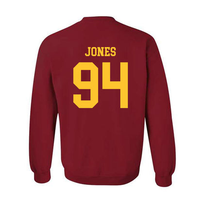 Iowa State - NCAA Football : Jake Jones - Sports Shersey Crewneck Sweatshirt-1