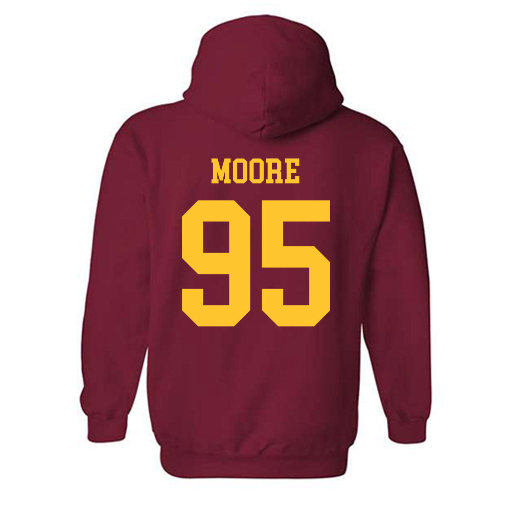 Iowa State - NCAA Football : Kamori Moore - Sports Shersey Hooded Sweatshirt-1