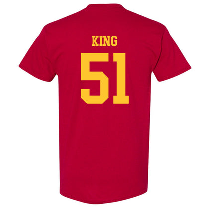 Iowa State - NCAA Football : Maasai King - Sports Shersey T-Shirt-1