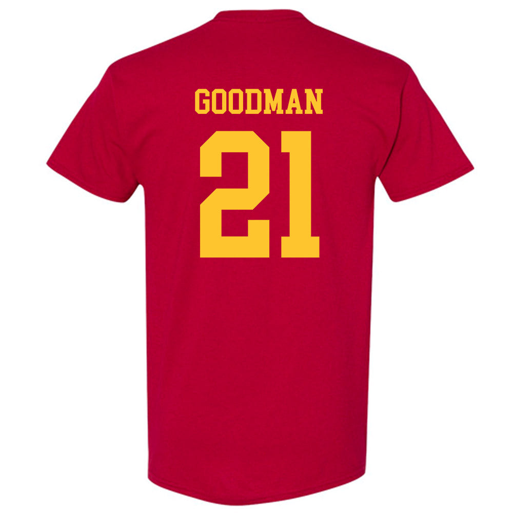 Iowa State - NCAA Football : Duhron Goodman - Sports Shersey T-Shirt-1