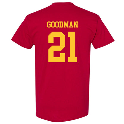 Iowa State - NCAA Football : Duhron Goodman - Sports Shersey T-Shirt-1