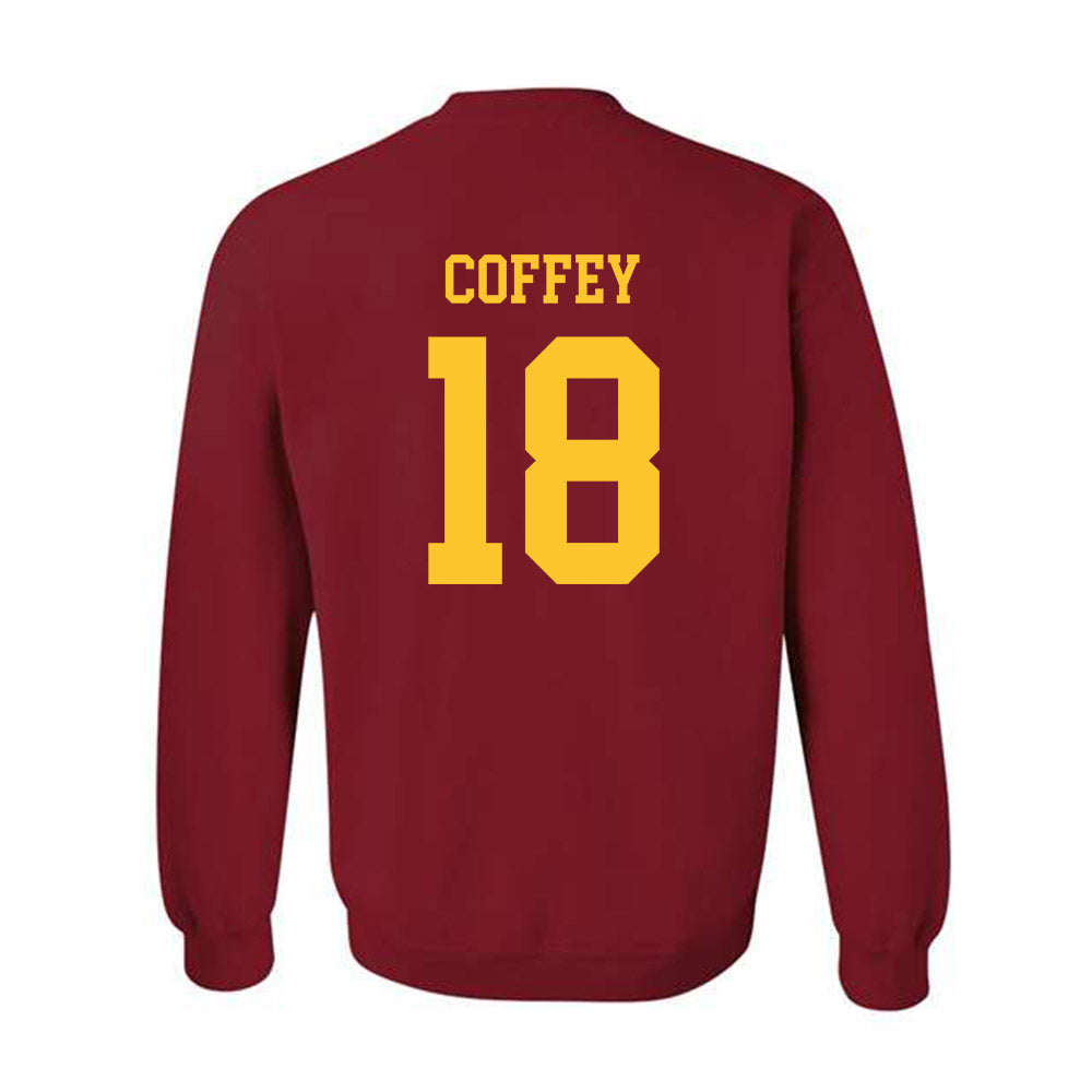 Iowa State - NCAA Football : David Coffey - Sports Shersey Crewneck Sweatshirt