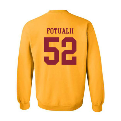 Iowa State - NCAA Football : Kingston Fotualii - Sports Shersey Crewneck Sweatshirt-1