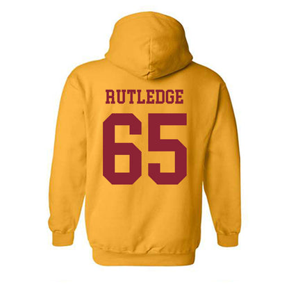 Iowa State - NCAA Football : Garret Rutledge - Sports Shersey Hooded Sweatshirt-1
