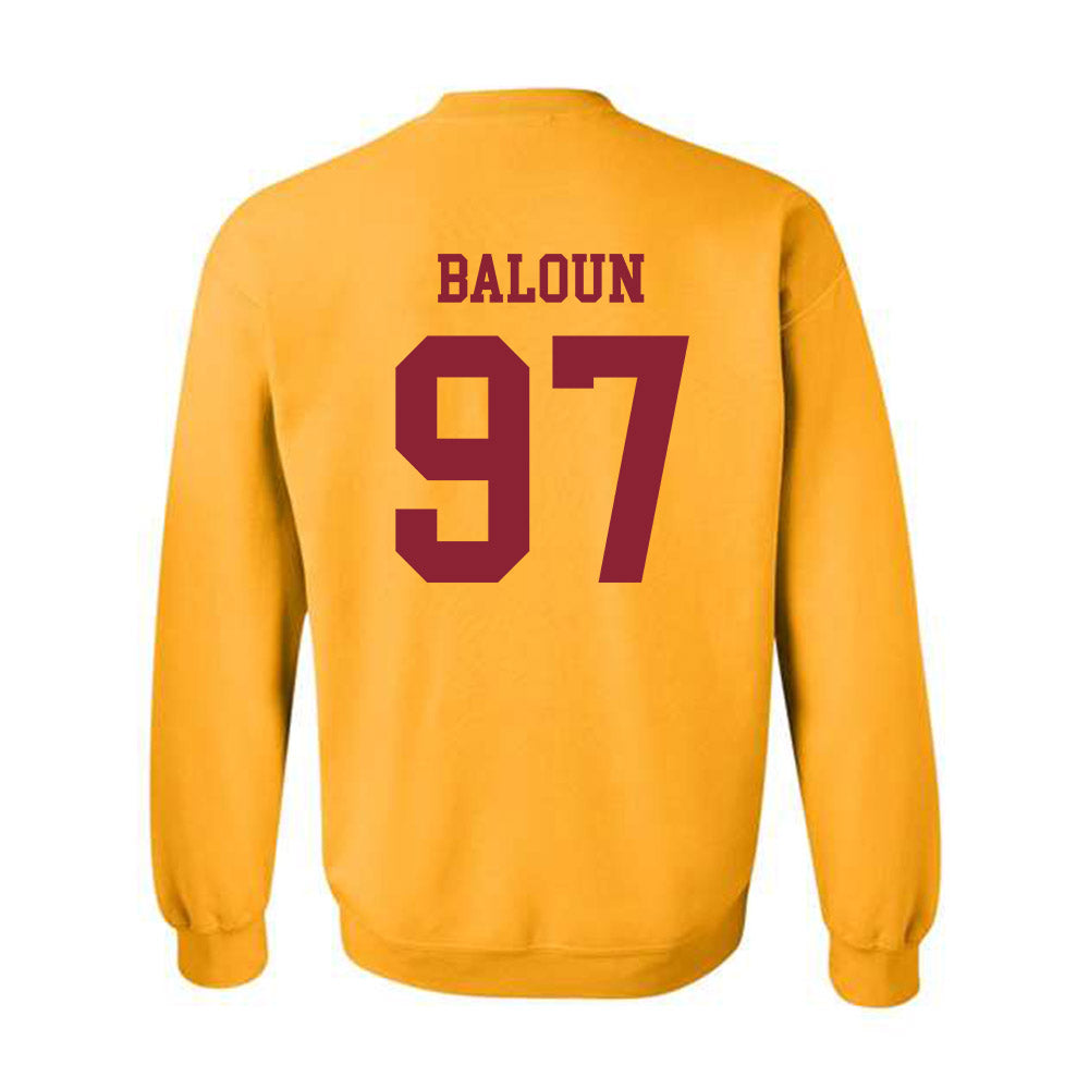 Iowa State - NCAA Football : Max Baloun - Sports Shersey Crewneck Sweatshirt-1