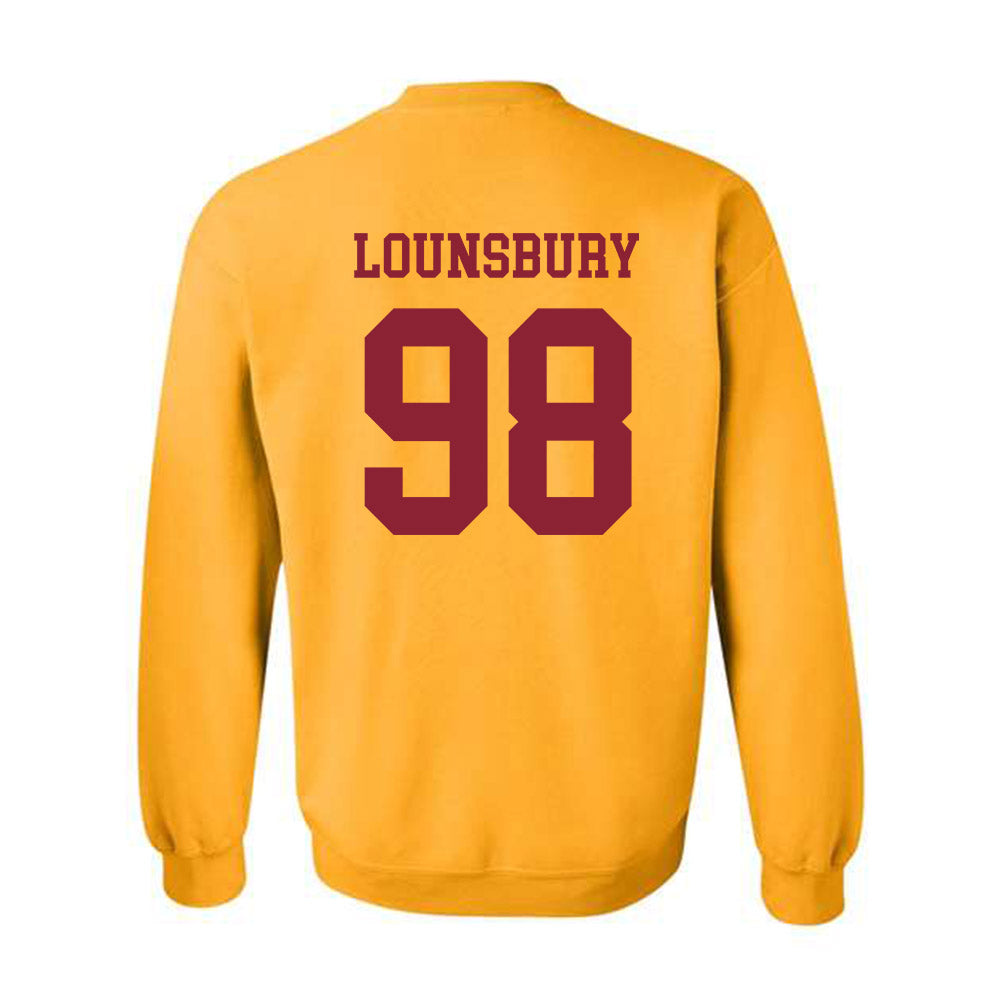 Iowa State - NCAA Football : Adlai Lounsbury - Sports Shersey Crewneck Sweatshirt-1