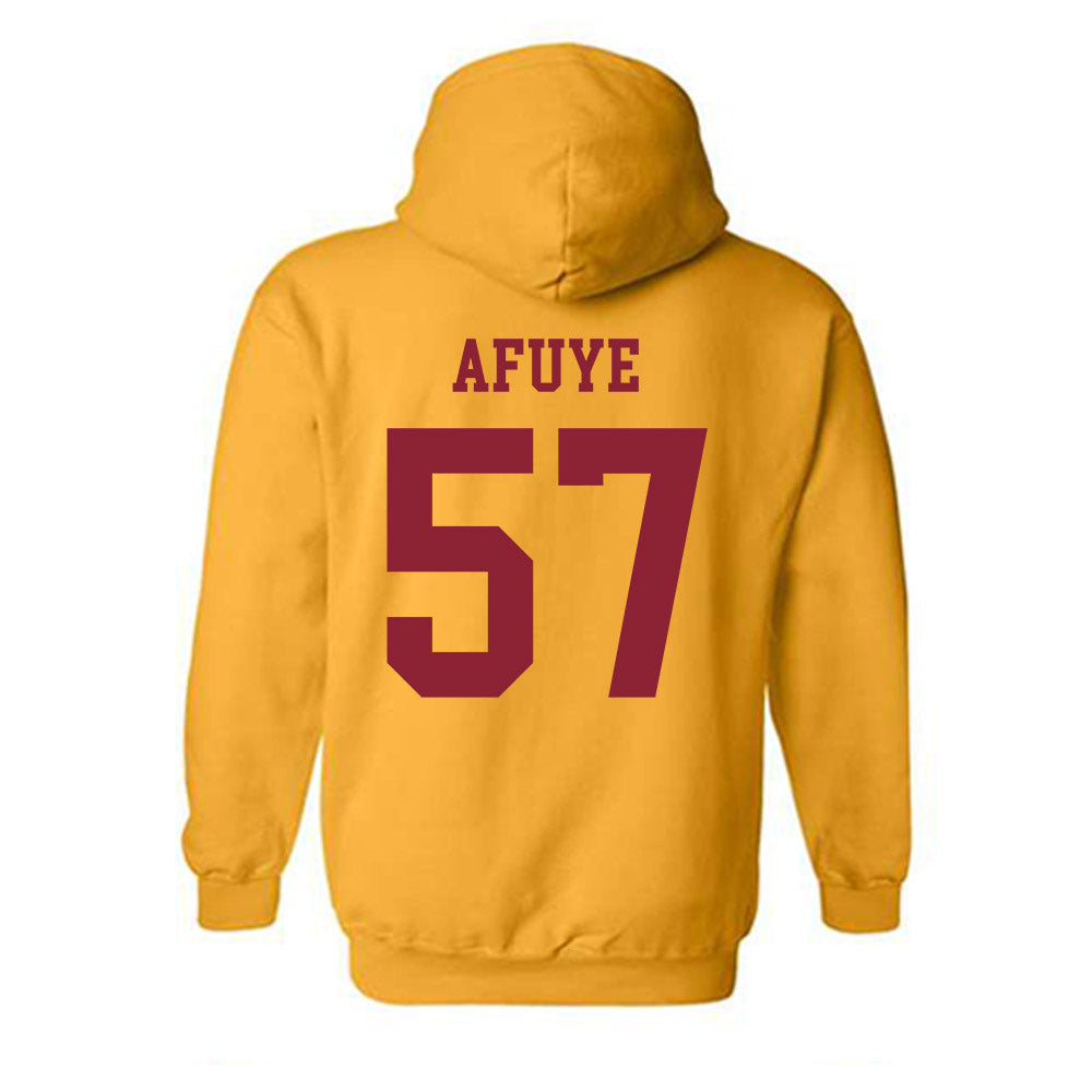 Iowa State - NCAA Football : Ajibola Afuye - Sports Shersey Hooded Sweatshirt-1