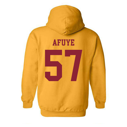 Iowa State - NCAA Football : Ajibola Afuye - Sports Shersey Hooded Sweatshirt-1
