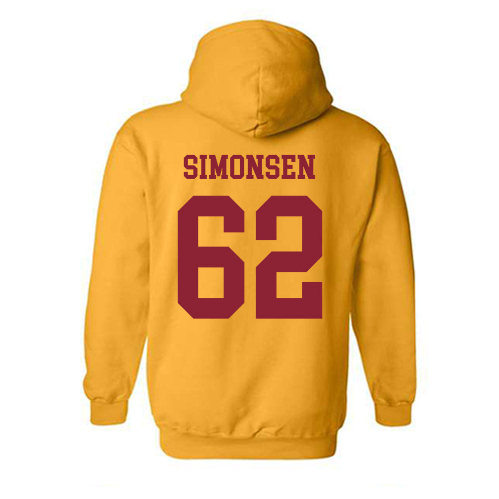 Iowa State - NCAA Football : Braden Simonsen - Sports Shersey Hooded Sweatshirt-1