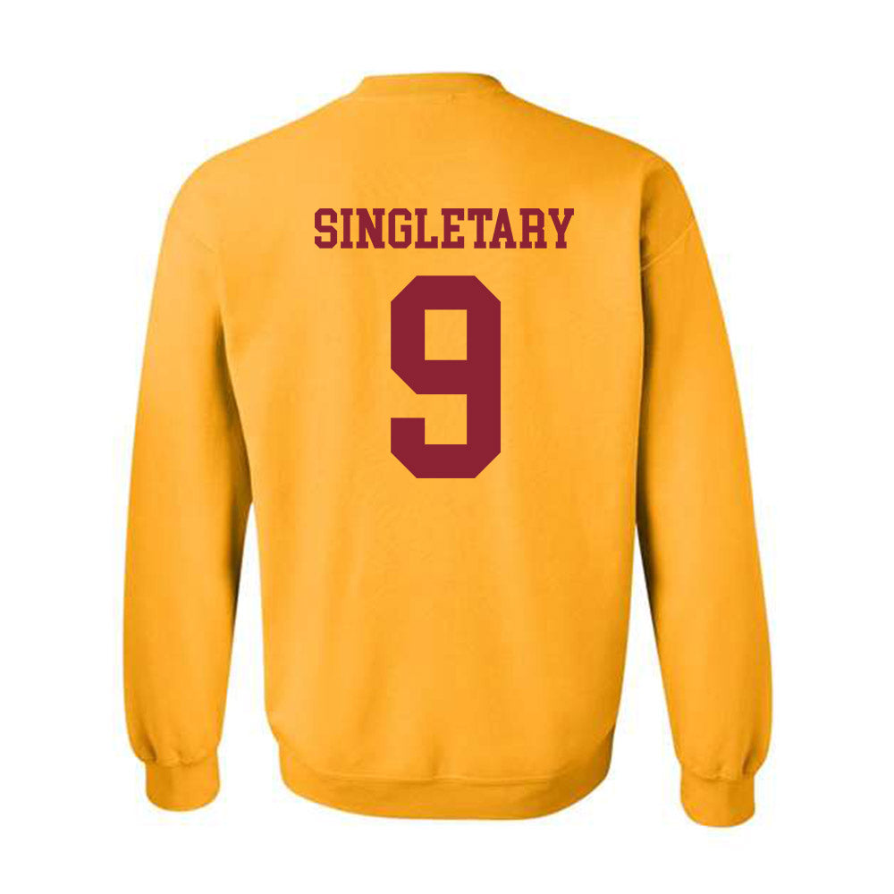 Iowa State - NCAA Football : Jaheim Singletary - Sports Shersey Crewneck Sweatshirt-1