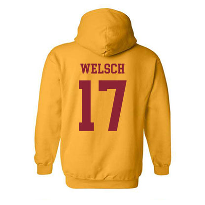 Iowa State - NCAA Football : Connor Welsch - Sports Shersey Hooded Sweatshirt-1
