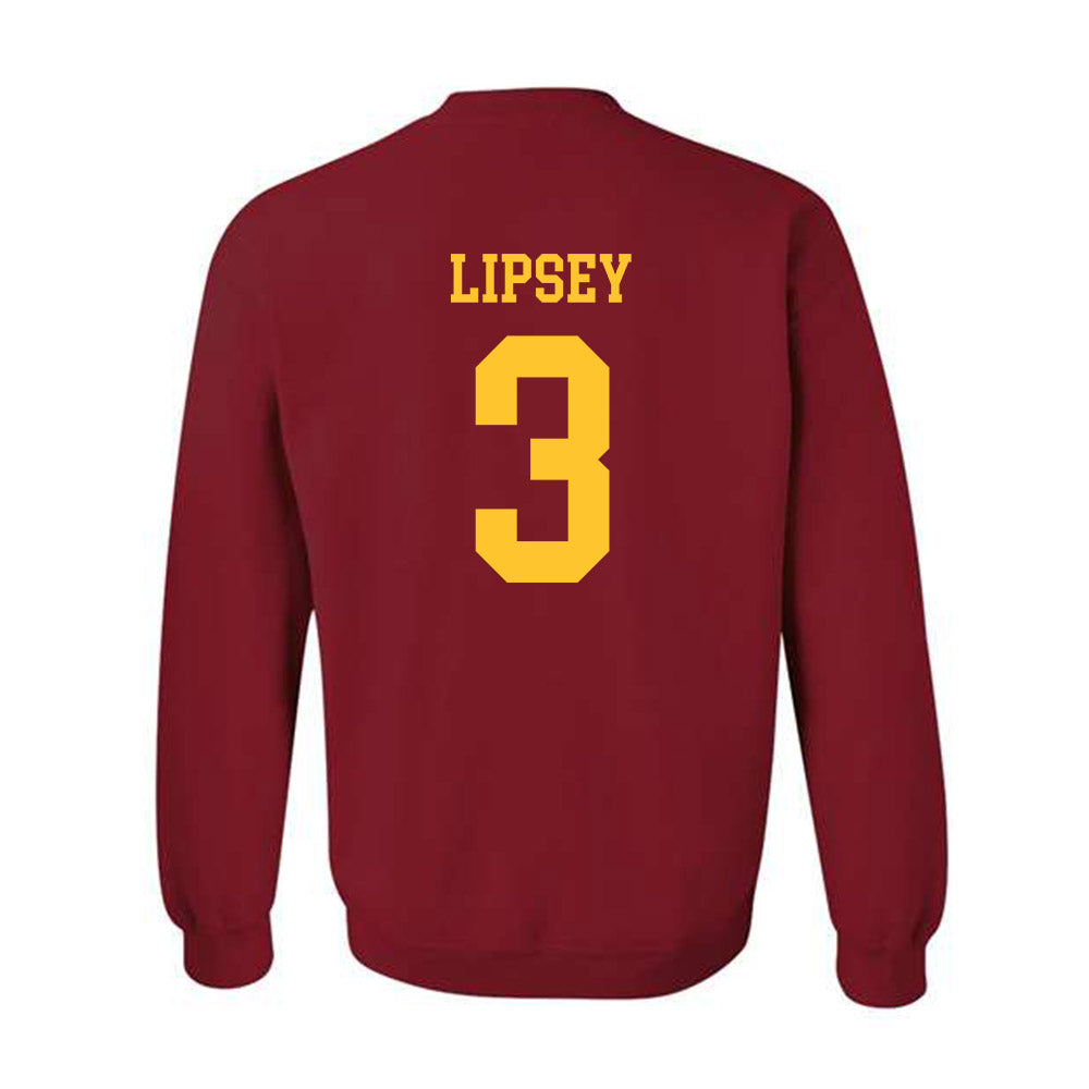 Iowa State - NCAA Men's Basketball : Tamin Lipsey - Sports Shersey Crewneck Sweatshirt-1