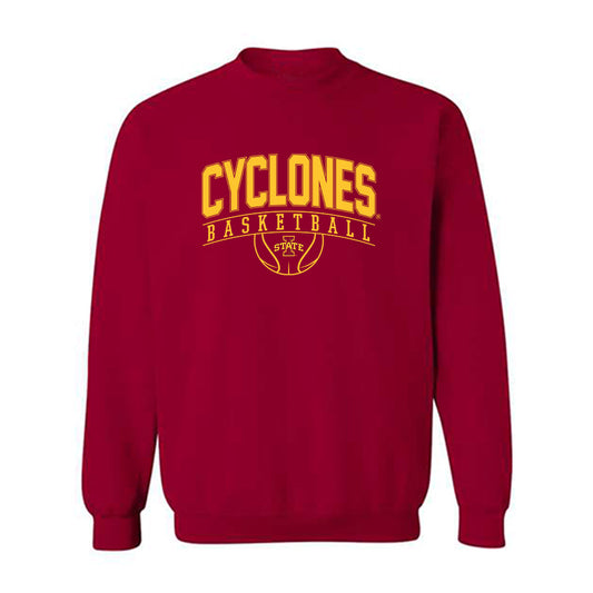 Iowa State - NCAA Men's Basketball : Joshua Jefferson - Sports Shersey Crewneck Sweatshirt-0