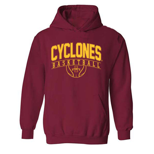 Iowa State - NCAA Men's Basketball : Joshua Jefferson - Sports Shersey Hooded Sweatshirt-0