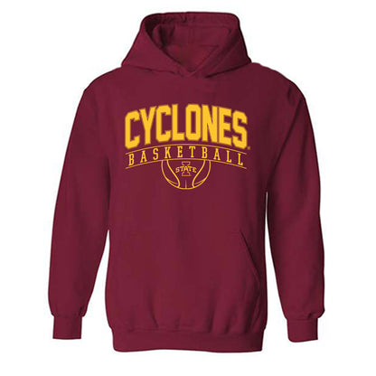 Iowa State - NCAA Men's Basketball : Cade Kelderman - Sports Shersey Hooded Sweatshirt-0
