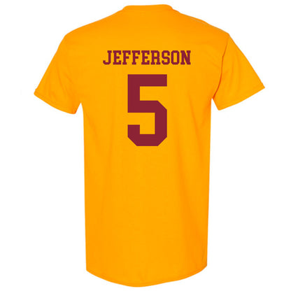 Iowa State - NCAA Men's Basketball : Joshua Jefferson - Sports Shersey T-Shirt-1