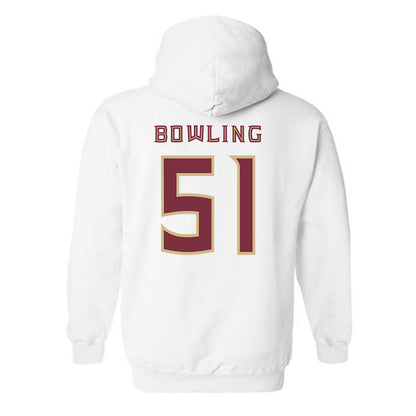 FSU - NCAA Football : Paul Bowling - Replica Shersey Hooded Sweatshirt-1