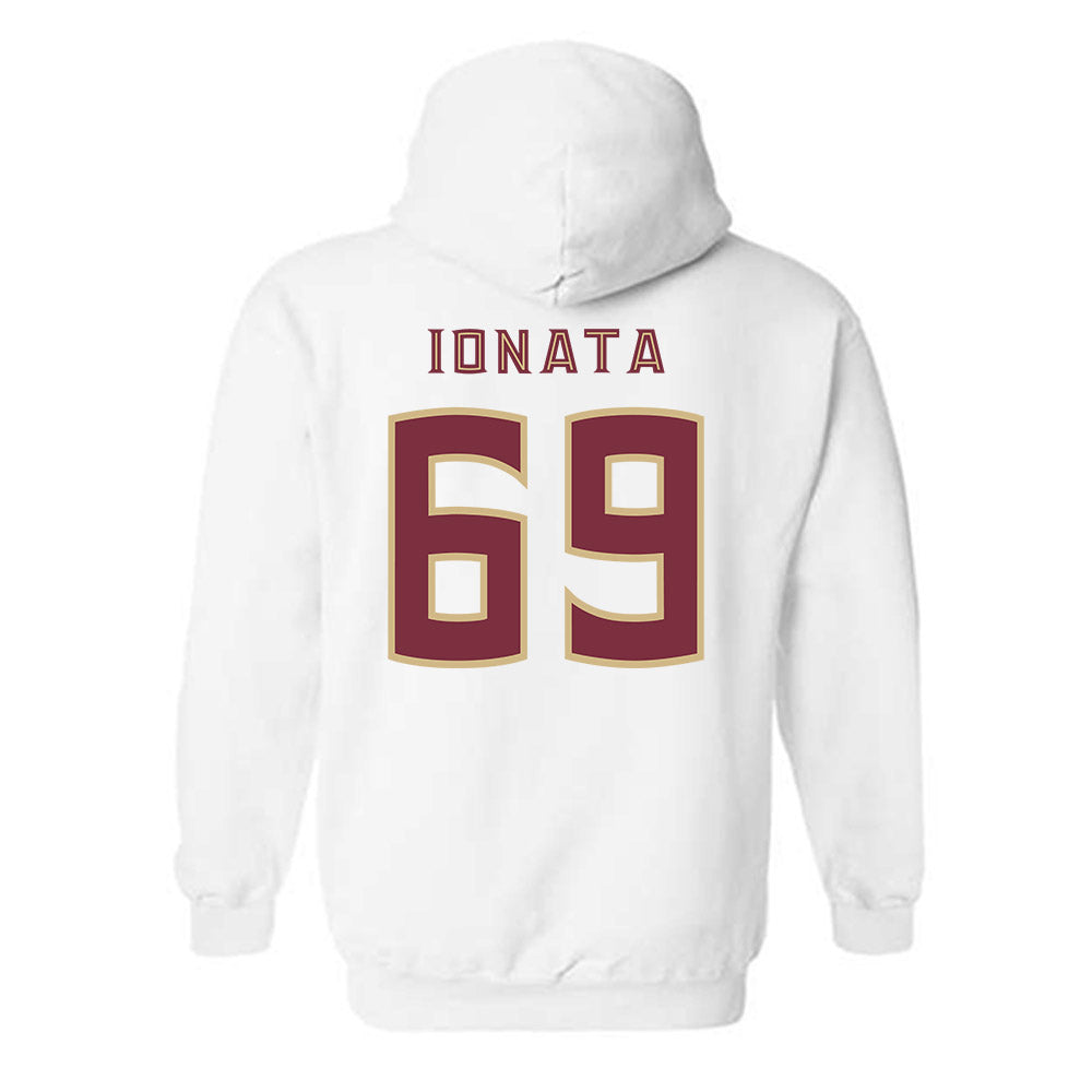 FSU - NCAA Football : Mike Ionata - Replica Shersey Hooded Sweatshirt-1