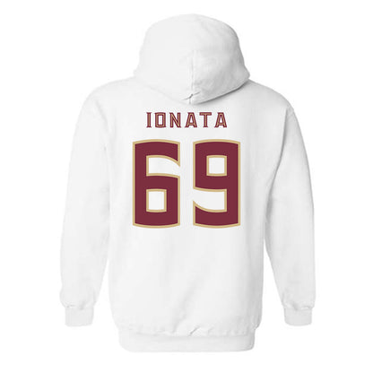 FSU - NCAA Football : Mike Ionata - Replica Shersey Hooded Sweatshirt-1