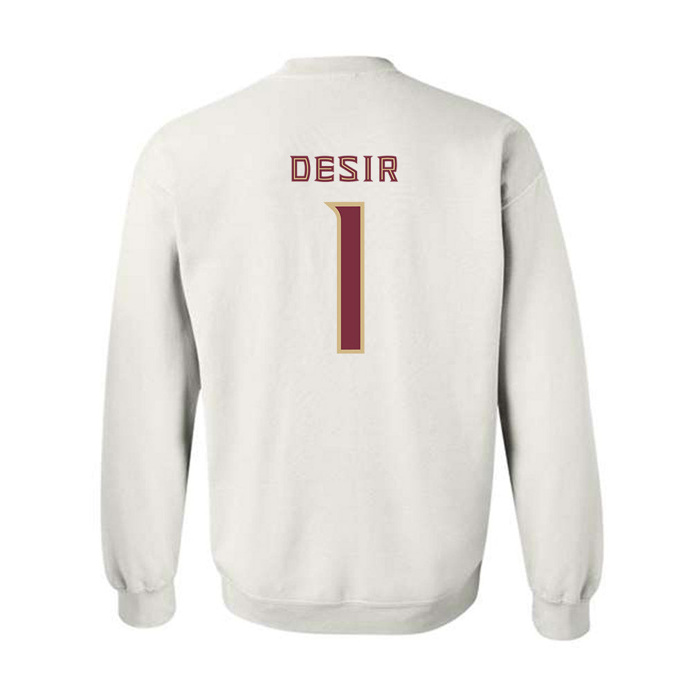 FSU - NCAA Football : Darryll Desir - Replica Shersey Crewneck Sweatshirt-1