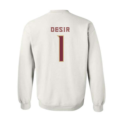 FSU - NCAA Football : Darryll Desir - Replica Shersey Crewneck Sweatshirt-1