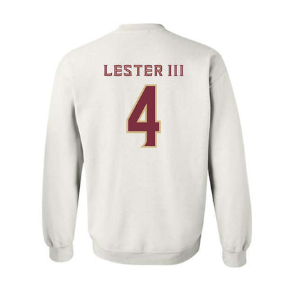 FSU - NCAA Football : Charles Lester III - Replica Shersey Crewneck Sweatshirt-1