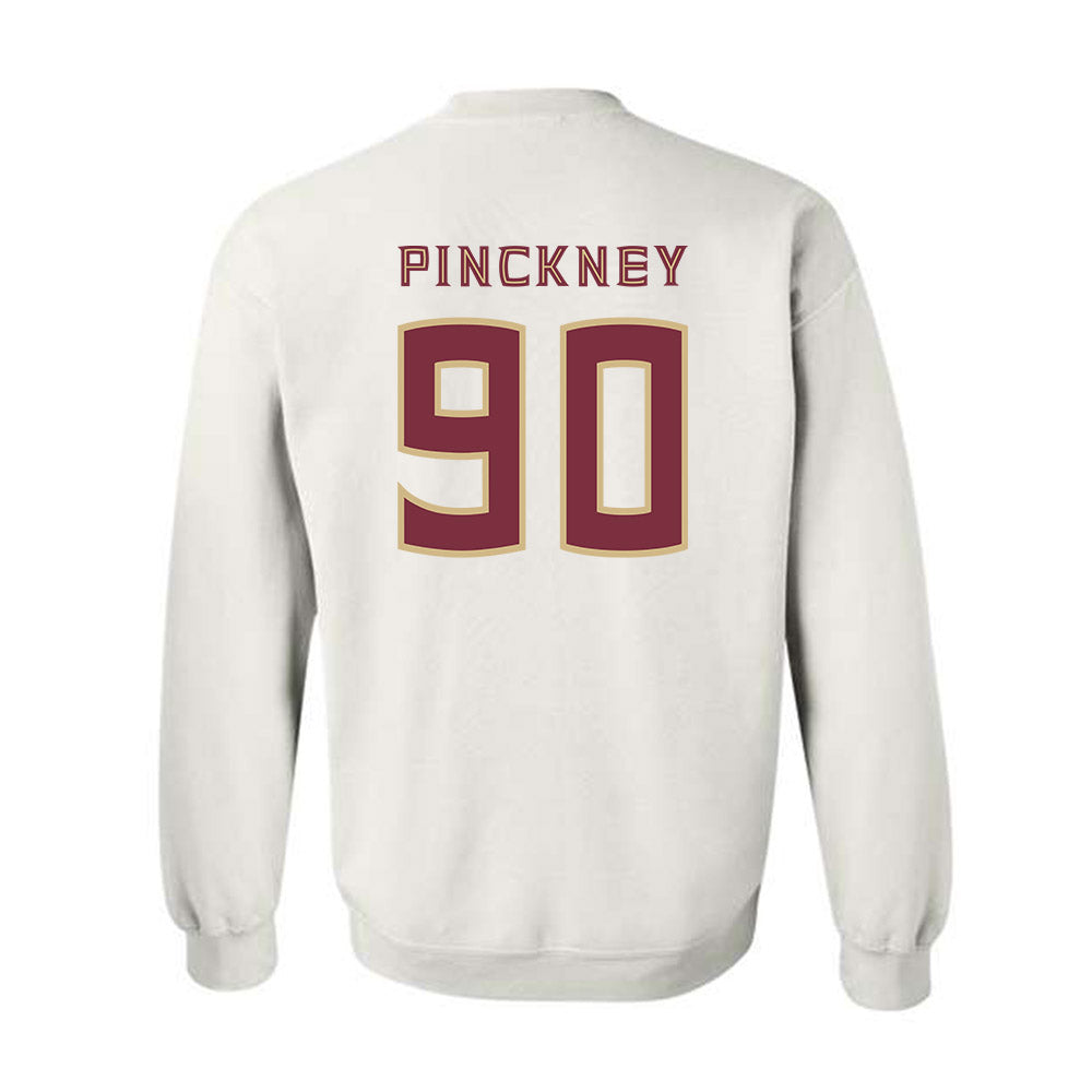 FSU - NCAA Football : Jaemin Pinckney - Replica Shersey Crewneck Sweatshirt-1