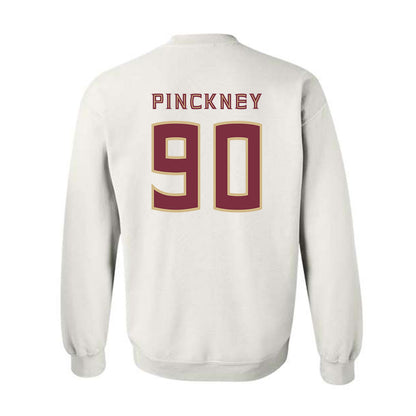 FSU - NCAA Football : Jaemin Pinckney - Replica Shersey Crewneck Sweatshirt-1