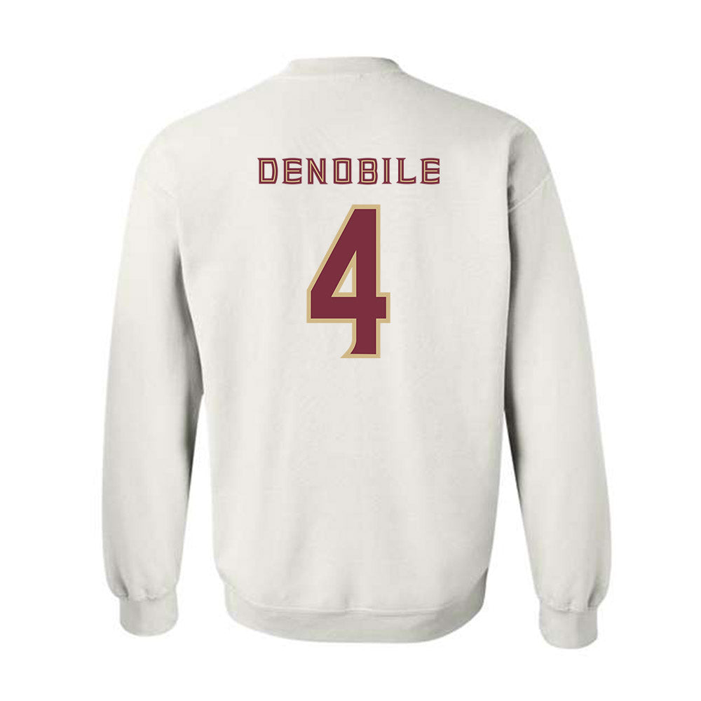 FSU - NCAA Football : Dean DeNobile - Replica Shersey Crewneck Sweatshirt-1