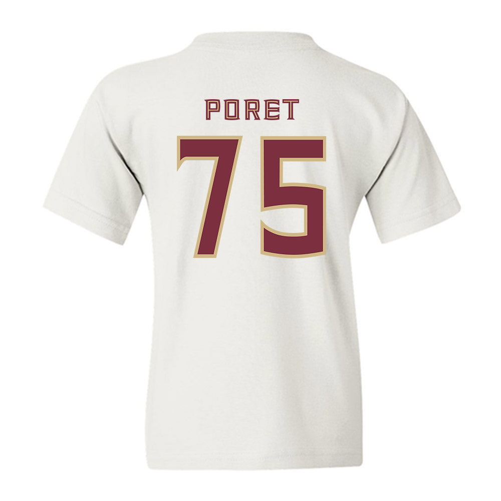 FSU - NCAA Football : Sean Poret - Replica Shersey Youth T-Shirt-1