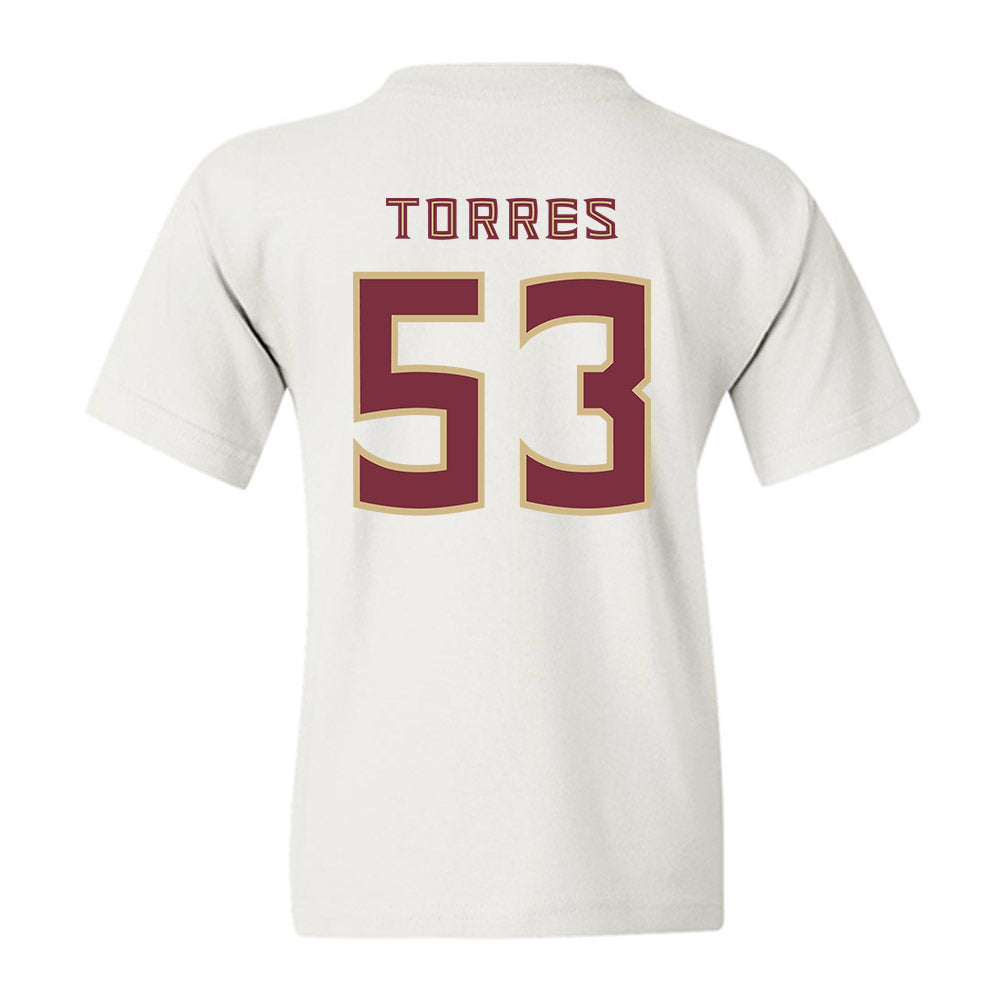 FSU - NCAA Football : Brandon Torres - Replica Shersey Youth T-Shirt-1