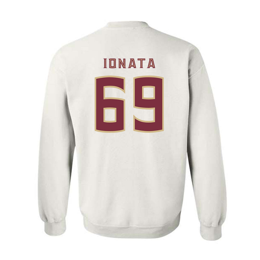 FSU - NCAA Football : Mike Ionata - Replica Shersey Crewneck Sweatshirt-1