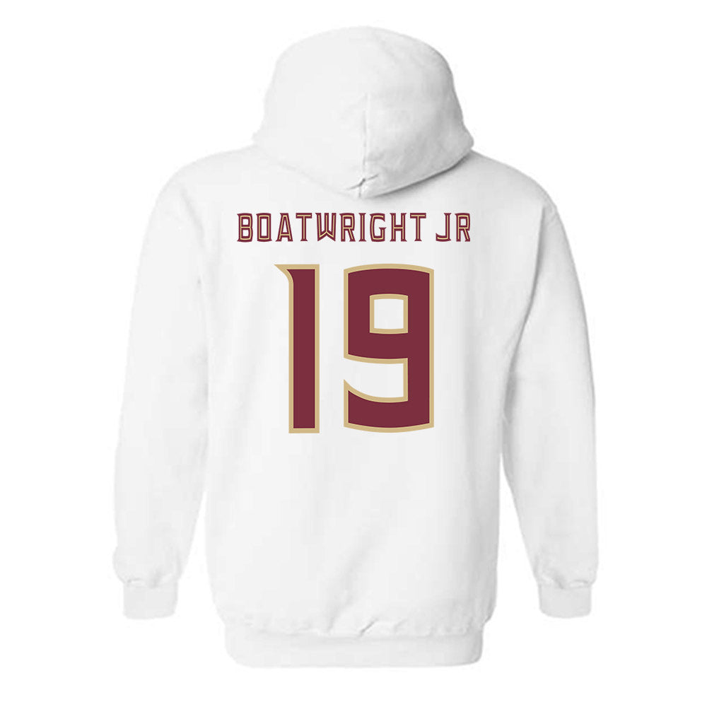 FSU - NCAA Football : Jarvis Boatwright Jr - Replica Shersey Hooded Sweatshirt-1