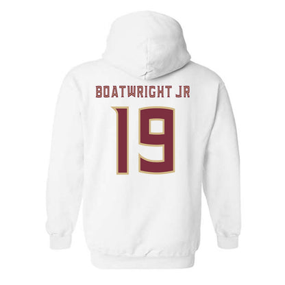 FSU - NCAA Football : Jarvis Boatwright Jr - Replica Shersey Hooded Sweatshirt-1