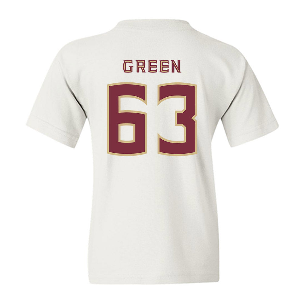 FSU - NCAA Football : Jakobe Green - Replica Shersey Youth T-Shirt-1