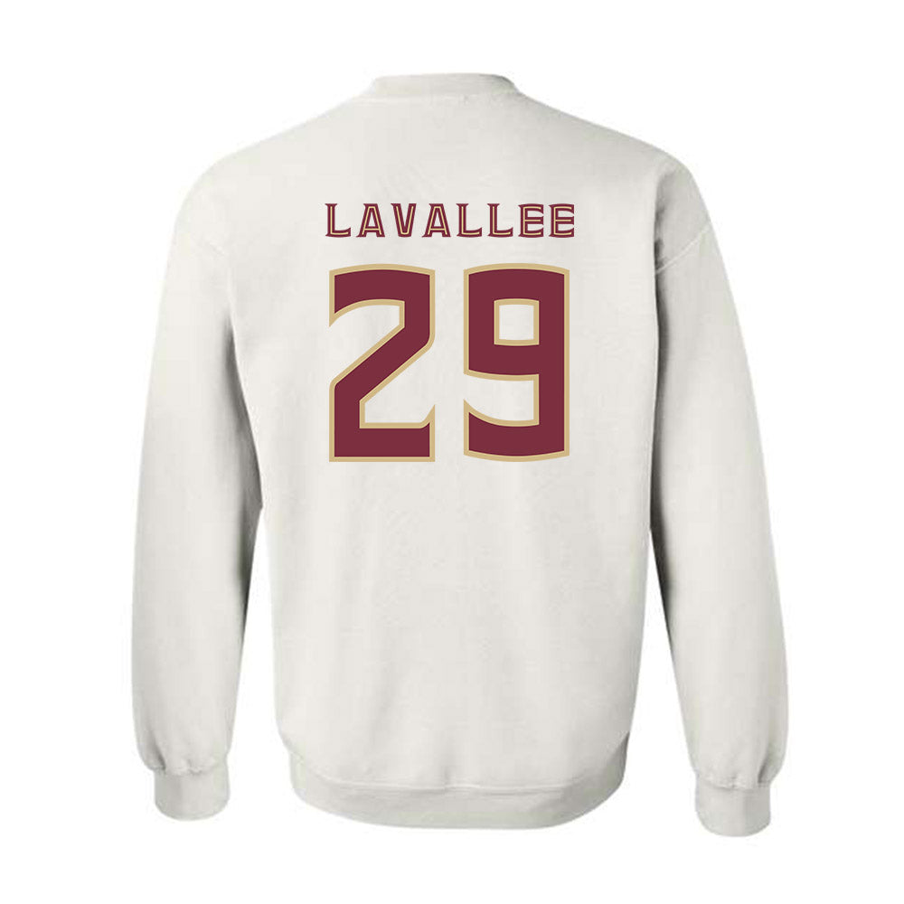 FSU - NCAA Football : Caleb LaVallee - Replica Shersey Crewneck Sweatshirt-1