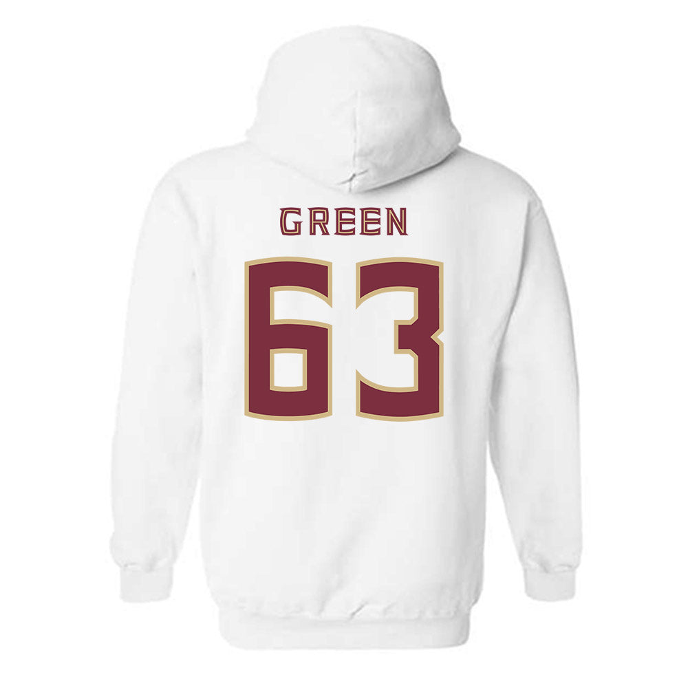 FSU - NCAA Football : Jakobe Green - Replica Shersey Hooded Sweatshirt-1