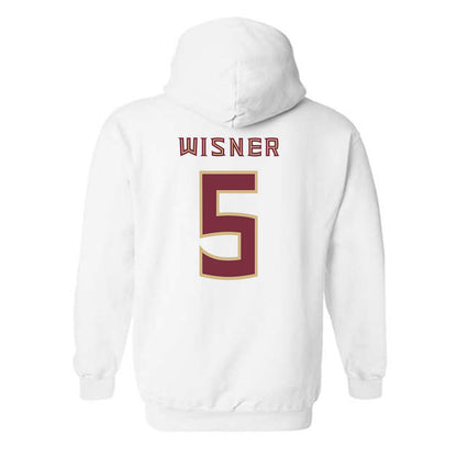 FSU - NCAA Football : Tre Wisner - Replica Shersey Hooded Sweatshirt-1